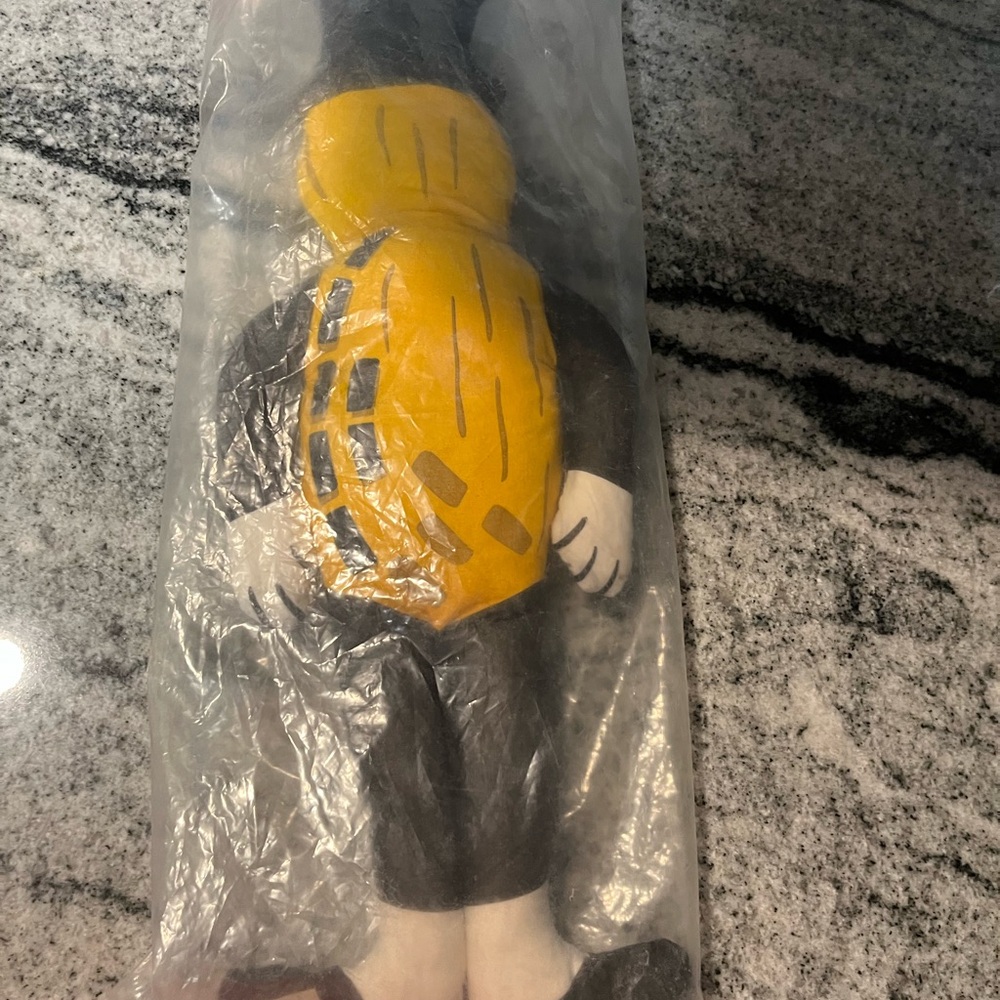 VINTAGE PLANTERS MR. PEANUT STUFFED DOLL - NEW IN ORIGINAL PACKAGING - Picture 7 of 9